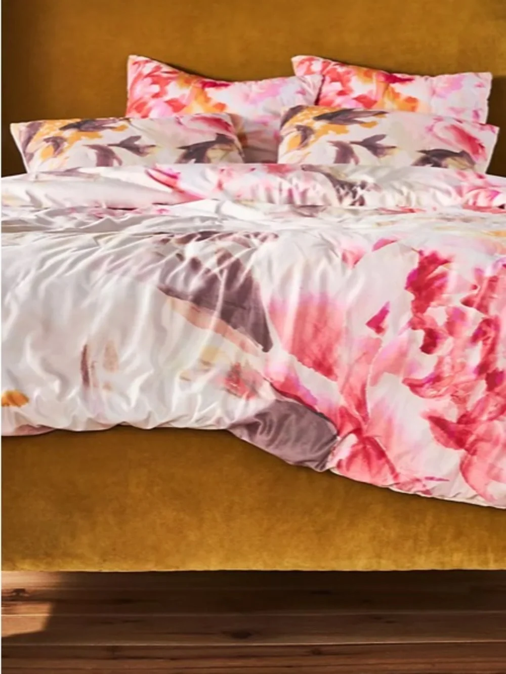 Anthropologie Velvet Shannon comforter and Sham Set - Soft Watercolor Bedding